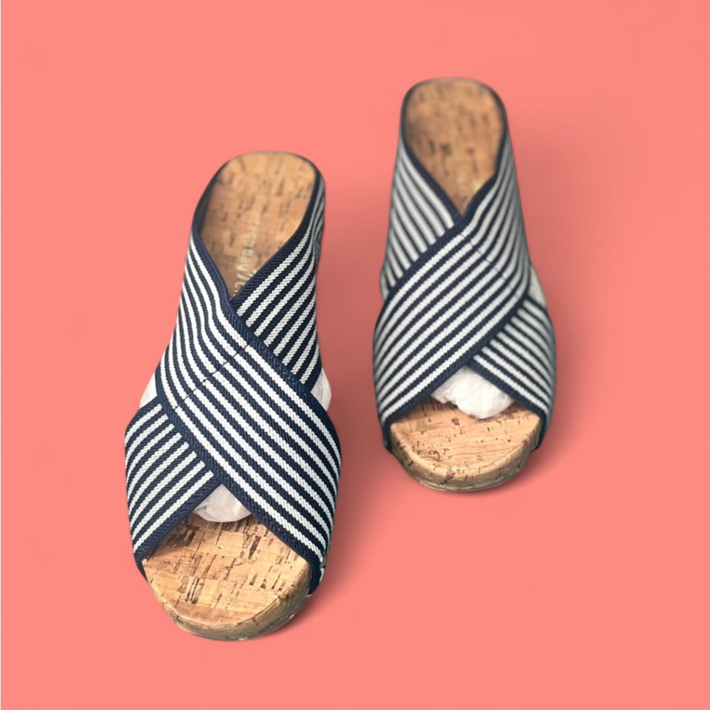 Striped Women's Slide Sandals